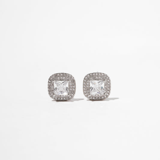 Square Zircon Earrings