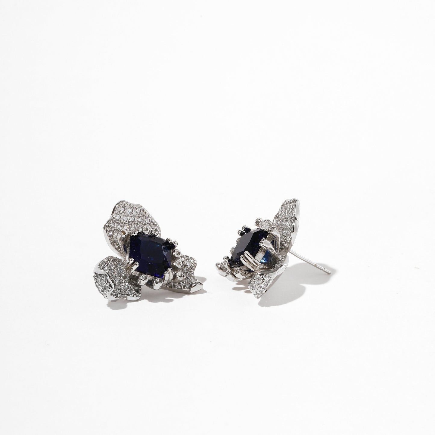 Floral Zircon Earrings